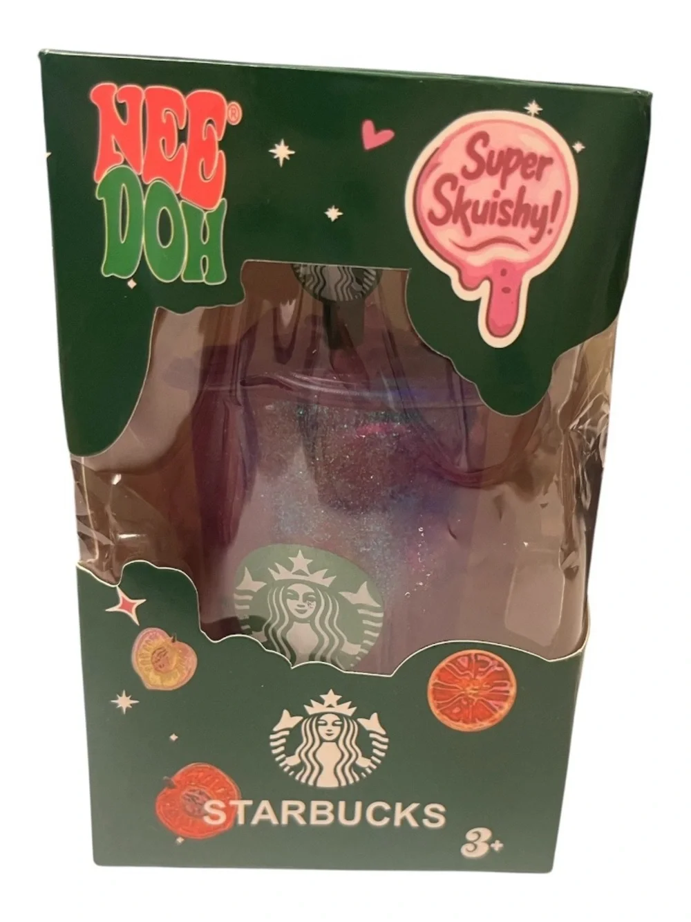 Purple Glitter Drink Squishy- Starbucks drink